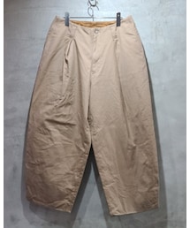 roundabout | ITEM：Double Canvas Deep Tuck Pants/NO：RA21AW-PT03⁡(パンツ)