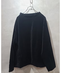roundabout | TOPS：Velvet Fisherman Smock
NO：RA21AW-BL03(トップス)