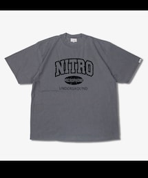 Raidback Fabric | 抽選販売 Raidback Fabric × Nitro Microphone Underground  "24/7"≪2106≫ Pigment Dye Crack Ink Tee ¥8,800(Tシャツ/カットソー)