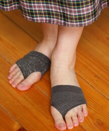 靴下屋 | 綿麻ラメトングタイプ011190089-14(ソックス/靴下)