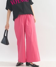 PICCIN | ウエストギャザーストレッチワイドパンツ(その他パンツ)