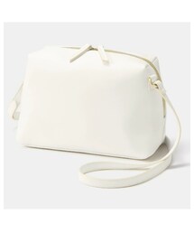 GU | ライト＆ソフトレザータッチショルダーバッグ ホワイト(ショルダーバッグ)