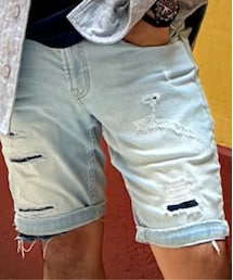 CHEVIGNON | Men's Straight Denim Shorts(その他パンツ)