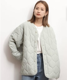 Ungrid | キルティングライナーコート／colorミント(ブルゾン)