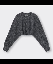 GU | メランジニットボレロカーディガン(長袖)YG+X(カーディガン/ボレロ)