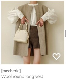 mecherie | ノーカラージャケット