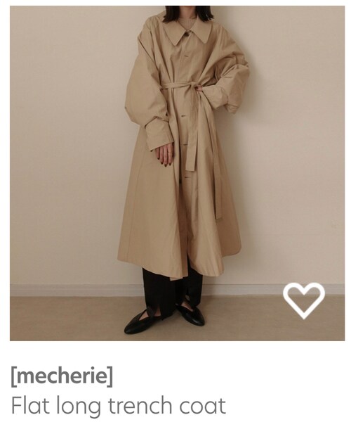 hasune｜mecherieのトレンチコートを使ったコーディネート - WEAR