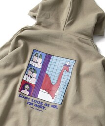 FREAK'S STORE | MIDORI KOMATSU×FREAK'S STORE/ミドリ コマツ×フリークスストア バックプリント プルオーバーパーカー(パーカー)