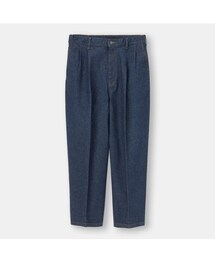 GU | デニムスーパーワイドパンツQ(デニムパンツ)