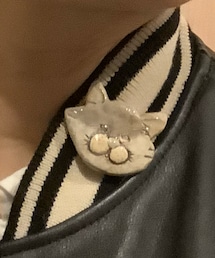 小菅幸子さんの陶器のブローチ | ブローチ/コサージュ