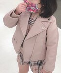 petit main(プティマイン)の「ジャケット/アウター(ライダースジャケット)」