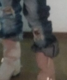 CavariA | キャバリア ダメージ レオパード デニム(デニムパンツ)