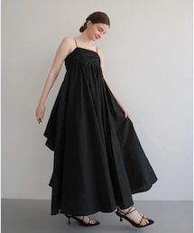 Acka. | gather volume camisole one-piece(ワンピース/ドレス)