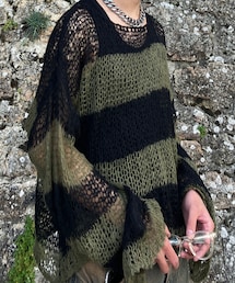 Jaded London | Jaded London Green Nirvana Jumper(トップス)