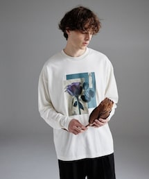 tk.TAKEO KIKUCHI | ダークフラワーロンT(Tシャツ/カットソー)