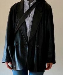 VINTAGE | レザージャケット(テーラードジャケット)