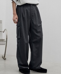 WYM LIDNM | DRAPE LOOSE WASHER CARGO(カーゴパンツ)