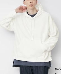 GU | ワイドフィットスウェットプルパーカー(パーカー)