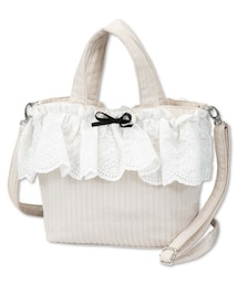 Avail | aichiiさん×アベイルコラボ　レースミニ2wayバッグ　アイボリー(バッグ)