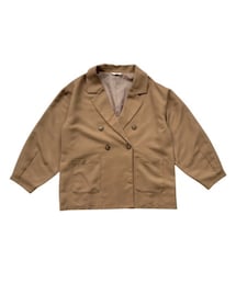 しまむら | chocoさん×しまむらコラボ　オーバーサイズジャケット　M　中茶(無地)(ジャケット/アウター)