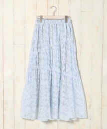 Bleu Bleuet | シアージャガードスカート　Free　サックス(スカート)
