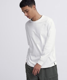 UNIQLO | エアリズムコットンUVカットクルーネックT（長袖）(Tシャツ/カットソー)