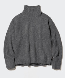 UNIQLO | スフレヤーンハイネックセーター(ニット/セーター)