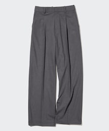 UNIQLO | タックワイドパンツ(スラックス)