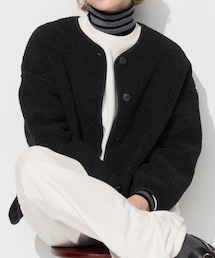 UNIQLO | ボアフリースリラックスカーディガン(カーディガン/ボレロ)