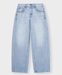 GU | ローライズバギージーンズ(丈標準73.0～77.0cm)(デニムパンツ)