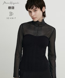 UNIQLO | 3Dスフレヤーンリブビスチェスムース(チューブトップ)