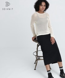 UNIQLO | 3Dメッシュクルーネックセーター（長袖）(ニット/セーター)