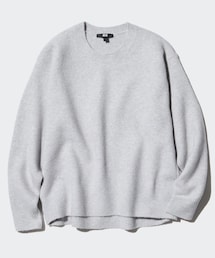 UNIQLO | スフレヤーンクルーネックセーター(ニット/セーター)