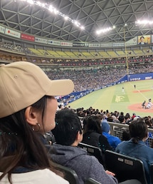 名古屋ドーム　バックネット裏の席から | スポーツグッズ