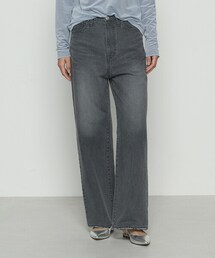 K.T KIYOKO TAKASE | 10.5オンスセンタープレス ワイドデニムパンツ(デニムパンツ)