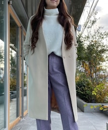 INED CLARO | ノーカラーコート