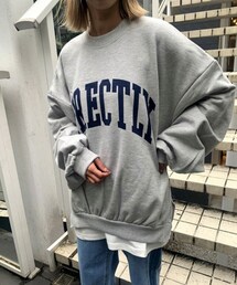 WEGO | WEGO/【WEB限定】バルーンシルエットロゴスウェット(スウェット)