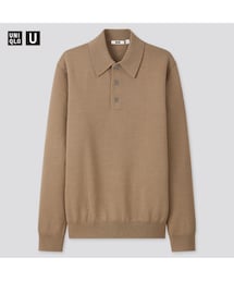 UNIQLO | メリノブレンドポロセーター（長袖）(ポロシャツ)