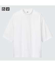 UNIQLO | エアリズムコットンオーバーサイズモックネックT(Tシャツ/カットソー)