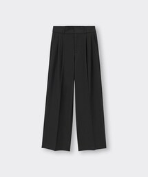 GU | タックワイドパンツ(スラックス)
