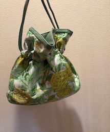 Casselini | フラワージャガード巾着(バッグ)
