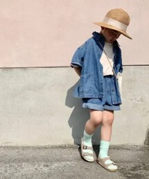 韓国こども服 | デニムセットアップ(つなぎ/オールインワン)