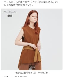 UNIQLO | エアリズムコットンオーバーサイズT(ノースリーブ)(Tシャツ/カットソー)