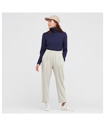 UNIQLO | ストレッチダブルフェイスイージーテーパードパンツ(その他パンツ)