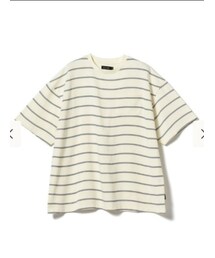 BEAMS | HOLE AND HOLLAND / ACID BORDER SS - CREAM(Tシャツ/カットソー)