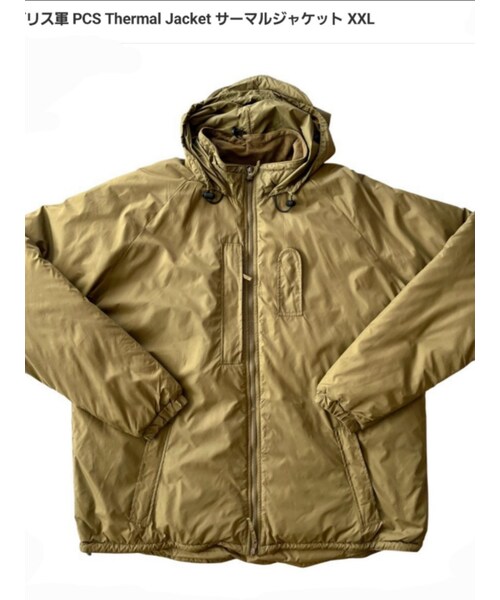 サーマルジャケット XXL ベージュ イギリス軍 PCS サーマルジャケット XXL