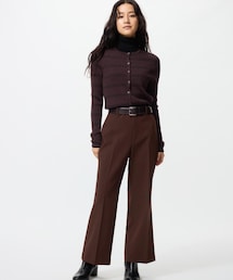 UNIQLO | スマートフレアパンツ／丈短め(パンツ)