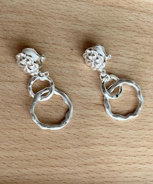 しまむら | てらさんコラボ。フラワーサークルイヤリング(イヤリング)