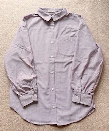 しまむら | てらさんコラボ。赤ストライプシャツ(シャツ/ブラウス)