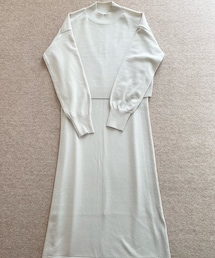 GU | ハイネックニット×ニットワンピースのセットアップ。(ニット/セーター)